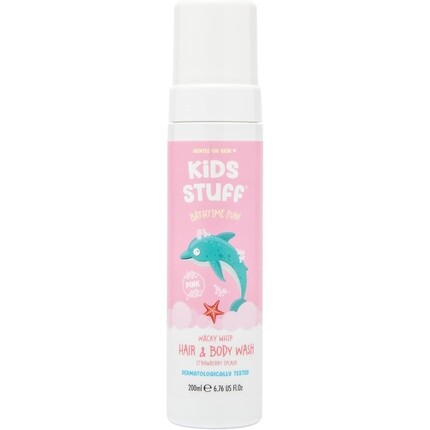 Pink Wacky Whip Пенящееся средство для мытья волос и тела с ароматом клубники Swirl 200 мл Kids Stuff — фото 2
