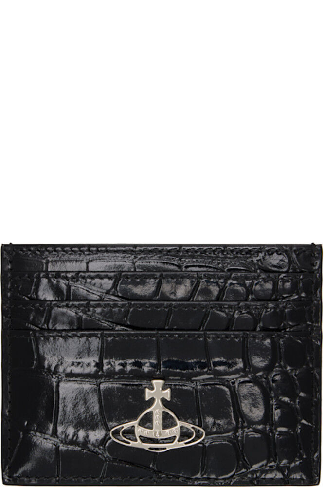 

Черный плоский держатель для карт Vivienne Westwood