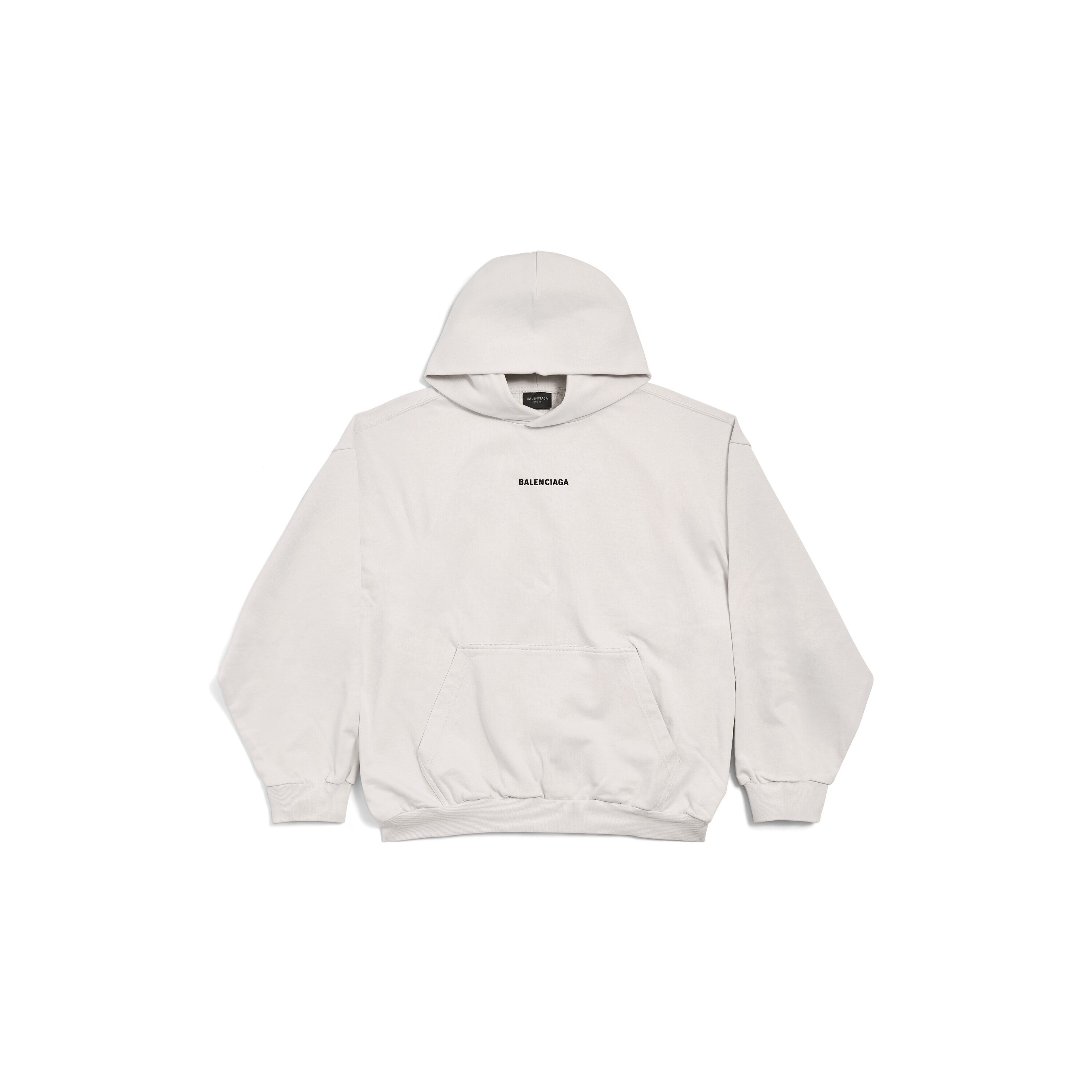 

Новая толстовка Balenciaga Back Hoodie Medium Fit, белый