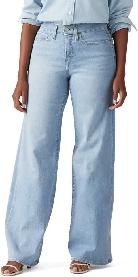 Levi's женские джинсы 318 Shaping Wide Leg, Tall Glass Of Water