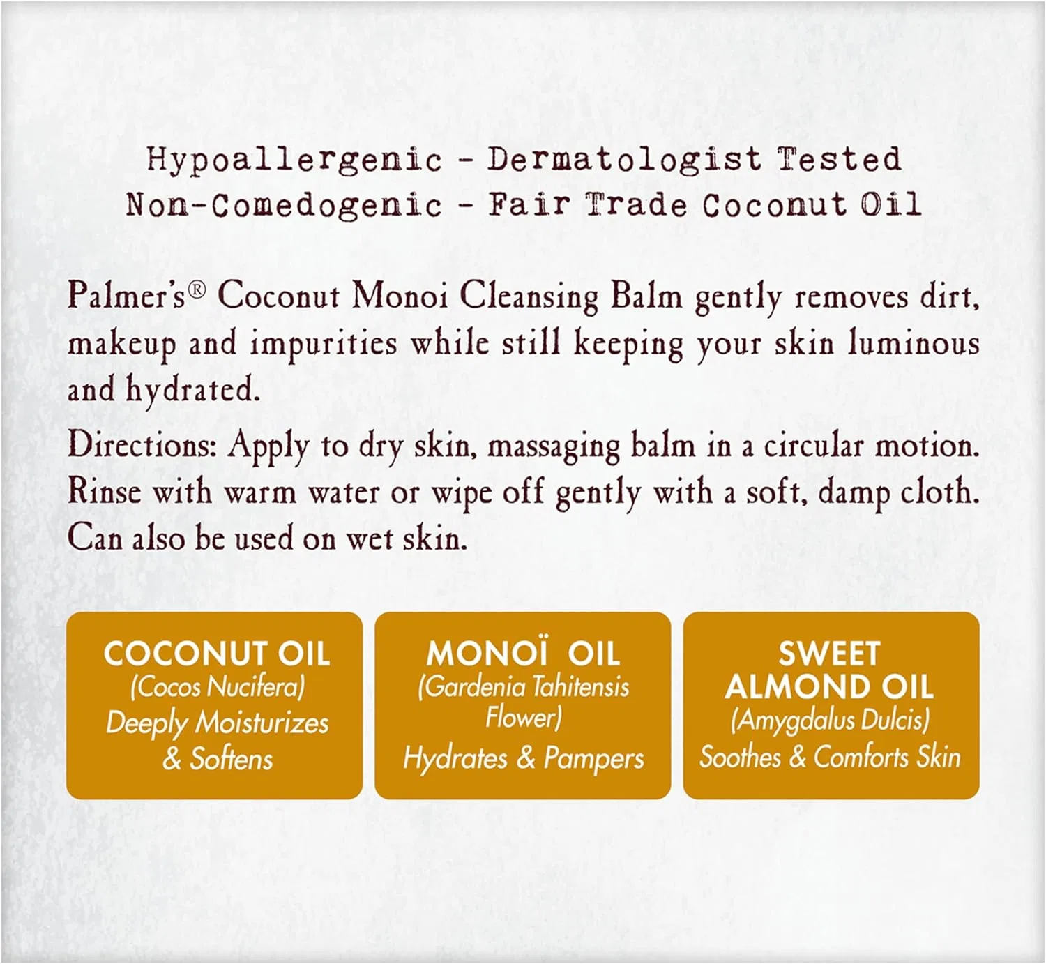 Крем для лица Palmer's — Очищающий бальзам для лица Coconut Oil, 64 г — фото 2