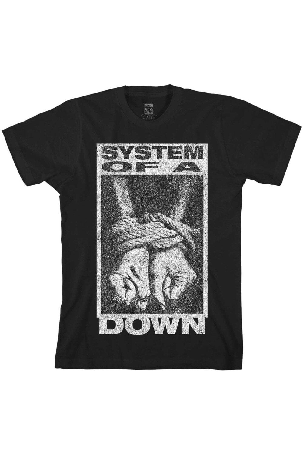 

Хлопковая футболка Ensnared System Of A Down, черный