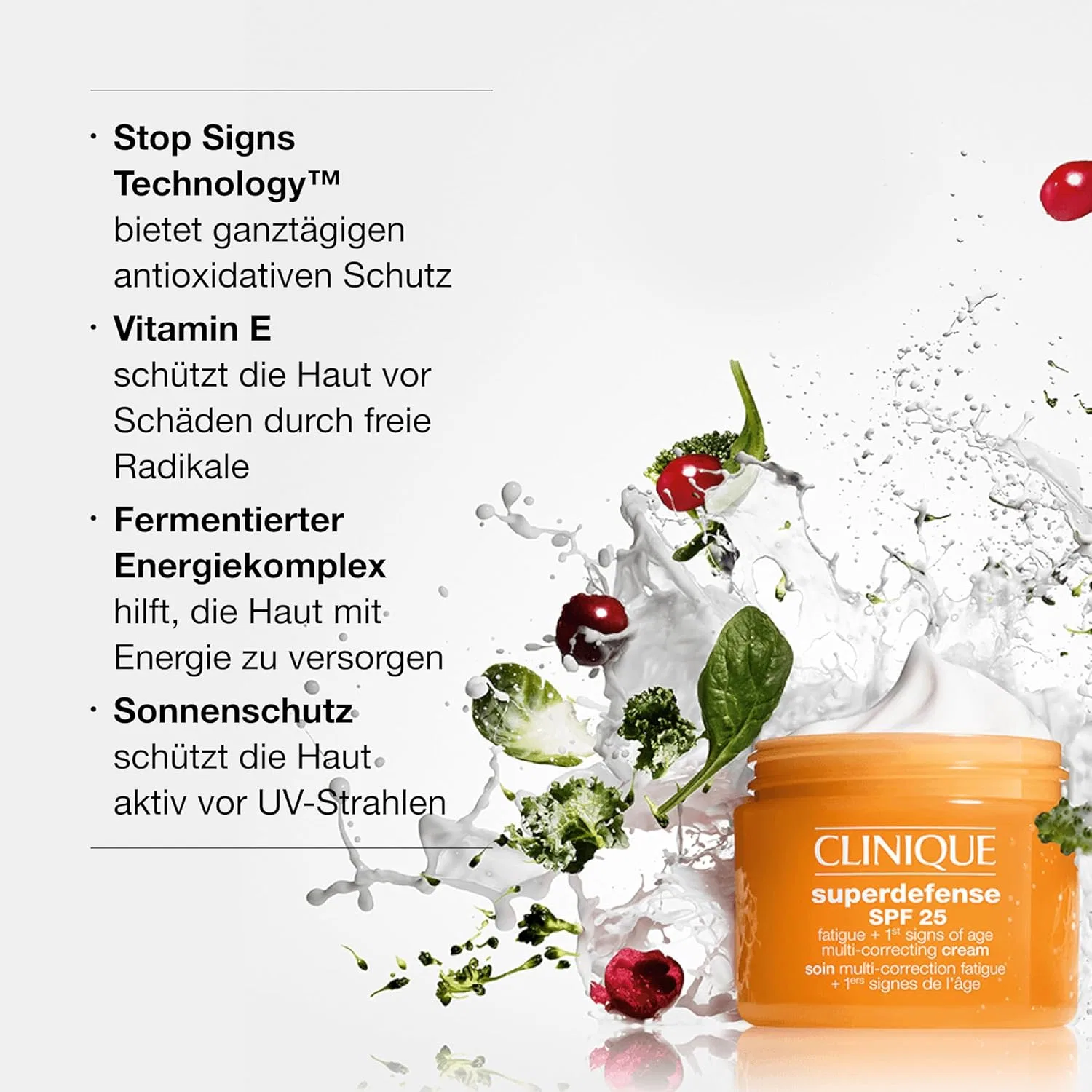 Бустер Clinique — Дневной «Superdefense Broad Spectrum SPF 25 Fatigue + 1st Signs Of Age Multi-Correcting — фото 3