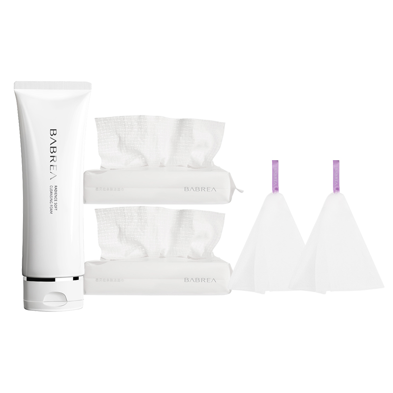 

Babeila салфетки для умывания с кристальным сиянием для чувствительной кожи удаление макияжа очищение BABREA