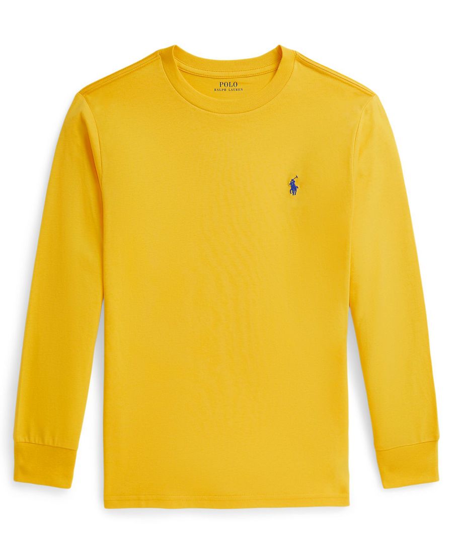 

Детская футболка с длинными рукавами из хлопкового трикотажа, размер 8-20 Polo Ralph Lauren, Racing Yellow, Желтый, Детская футболка с длинными рукавами из хлопкового трикотажа, размер 8-20 Polo Ralph Lauren, Racing Yellow