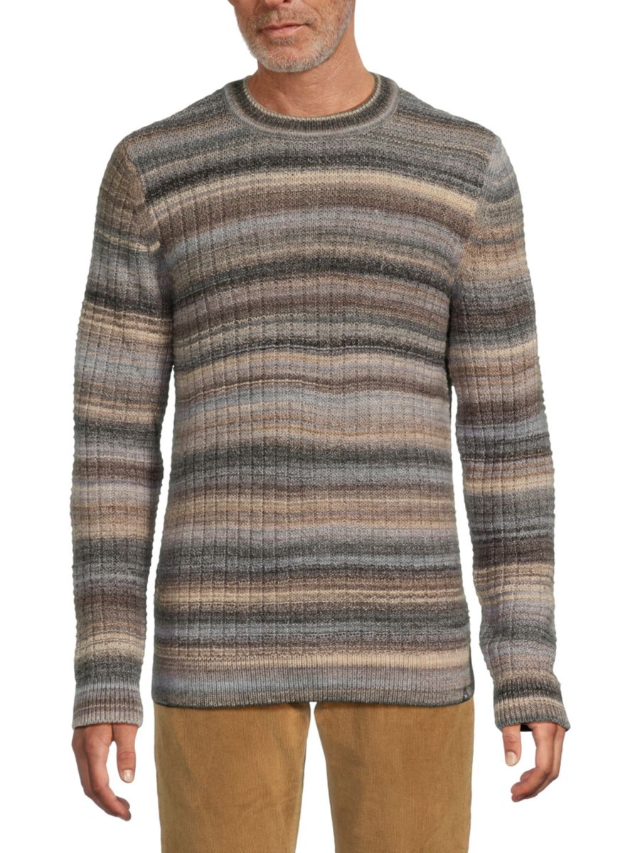 

Свитер Rick Striped из смеси натуральной шерсти Brax, цвет Grey Multi