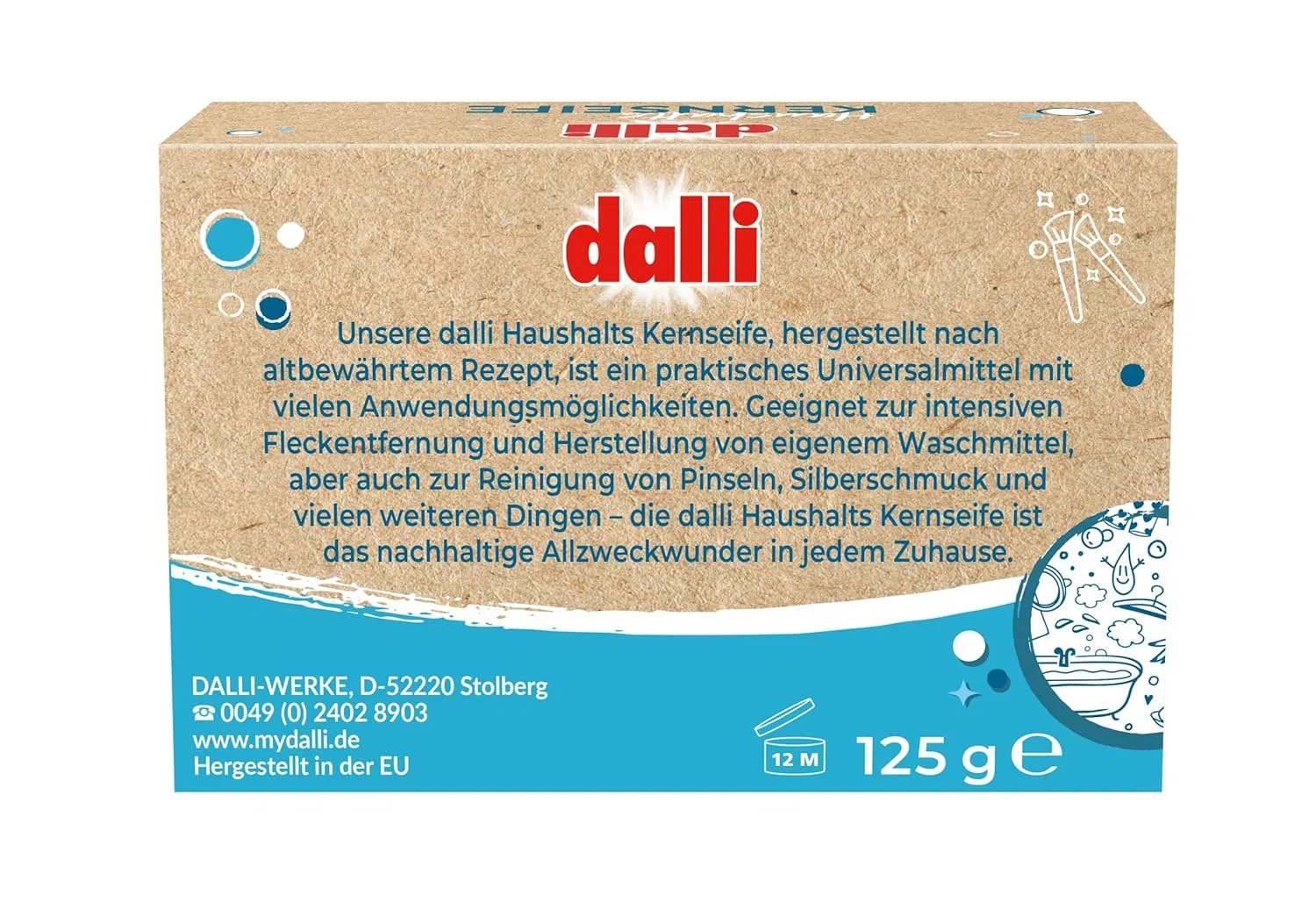 Хозяйственное мыло Dalli Core Soap, 3 x 125 г Dalli Werke — фото 3