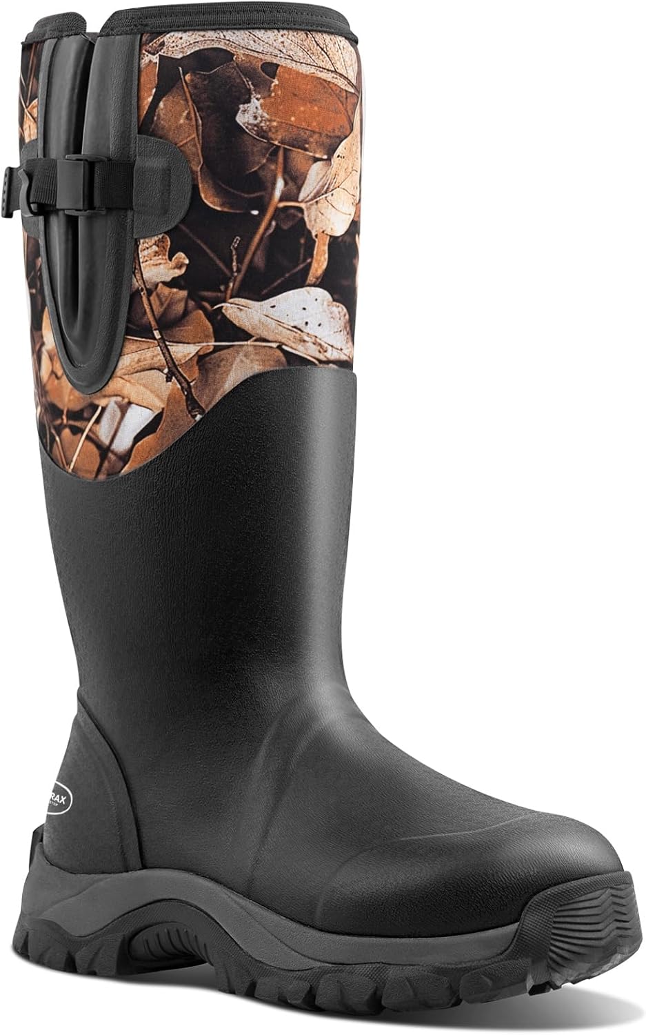 

Мужские водонепроницаемые утепленные резиновые охотничьи сапоги, 6 мм неопрен для холодной погоды - теплые нескользящие дождевые сапоги для охоты, рыбалки и работы на открытом воздухе (доступны черный и коричневый цвета) Terratrax