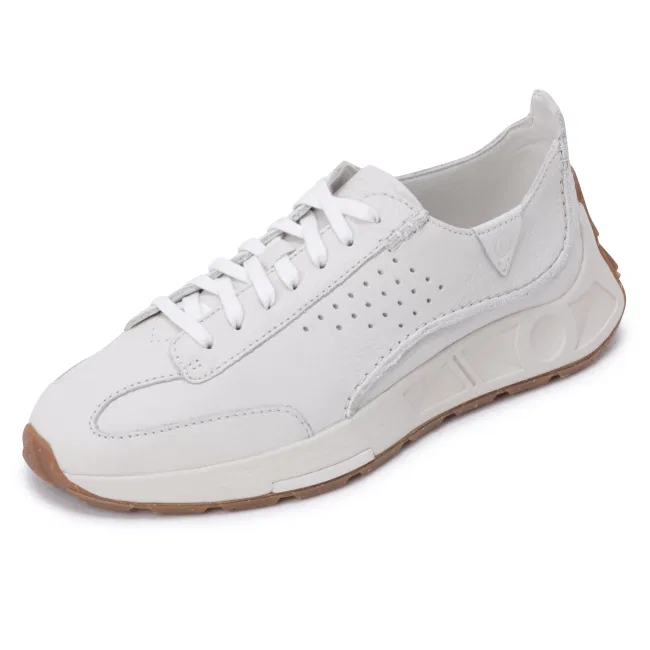 Мужские белые повседневные кроссовки от Clarks
