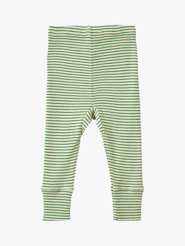 

Леггинсы в полоску из хлопка baby judd Caramel, цвет Green/Cream