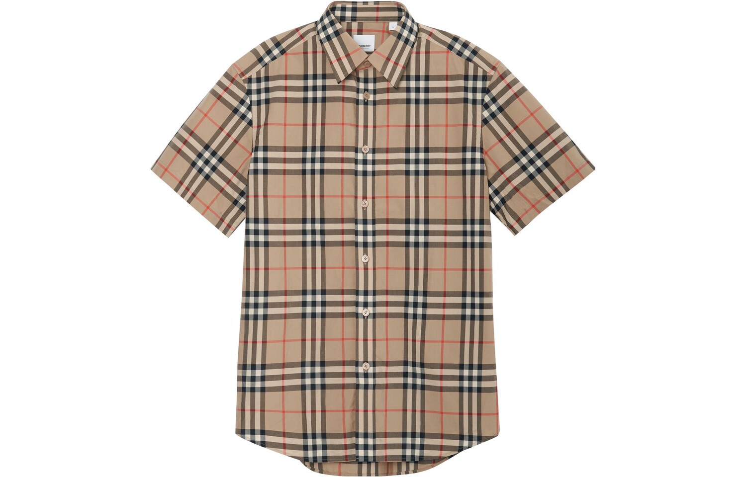 

Рубашка из хлопка в клетку S/S Burberry