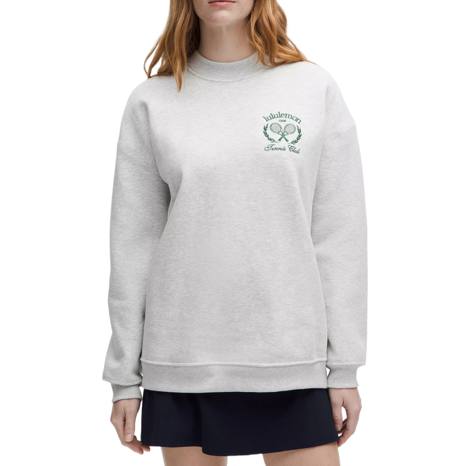 

Толстовка HeavyweightFleece женская светло-серая Lululemon, светло-серый/светло-серый