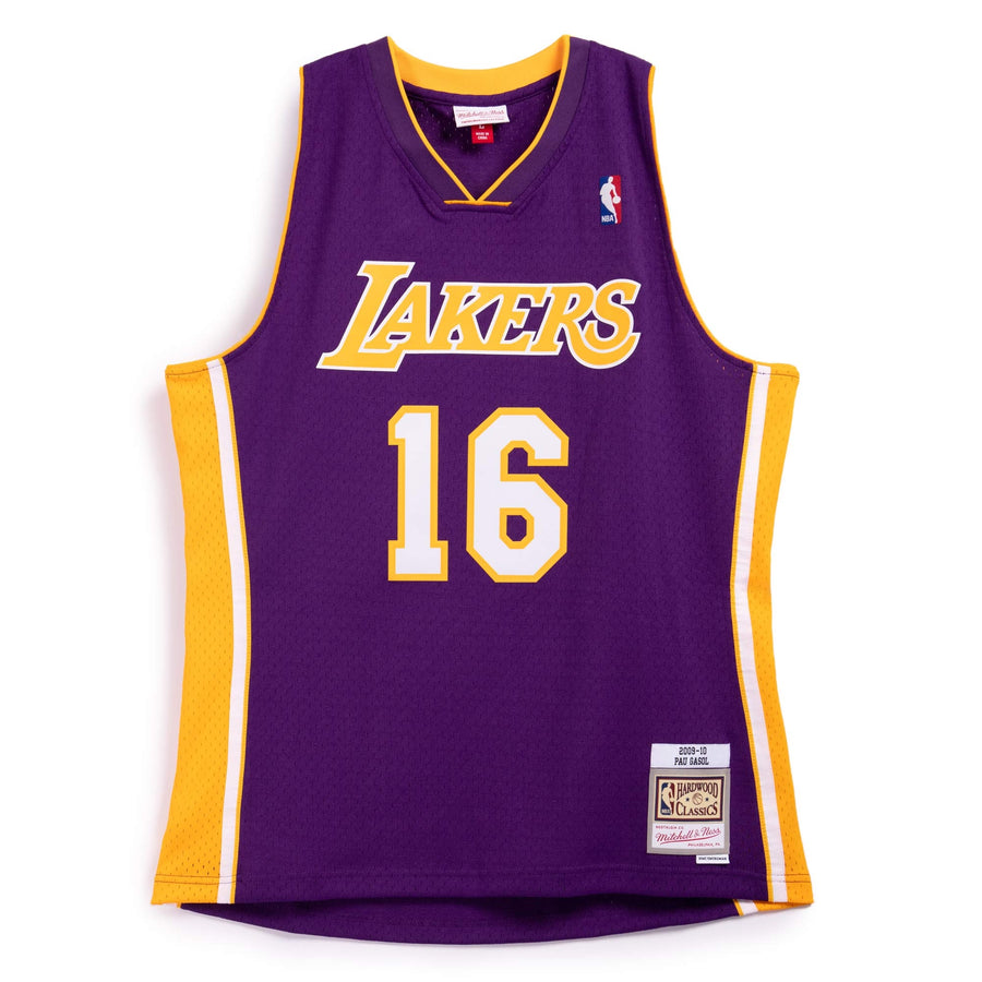 

Джерси Mitchell & Ness NBA Swingman Los Angeles Lakers 09/10 Basketball Jersey 'Pau Gasol', фиолетовый