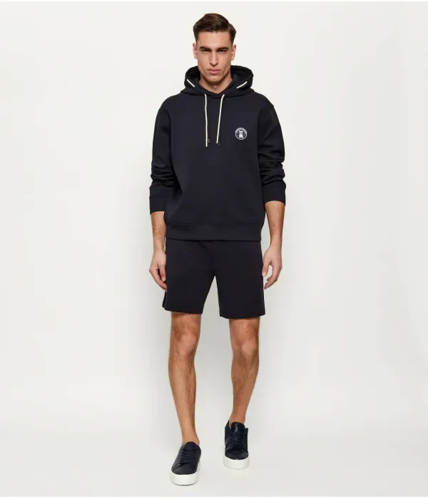 Толстовка loose fit Emporio Armani, темно-синий — фото 2