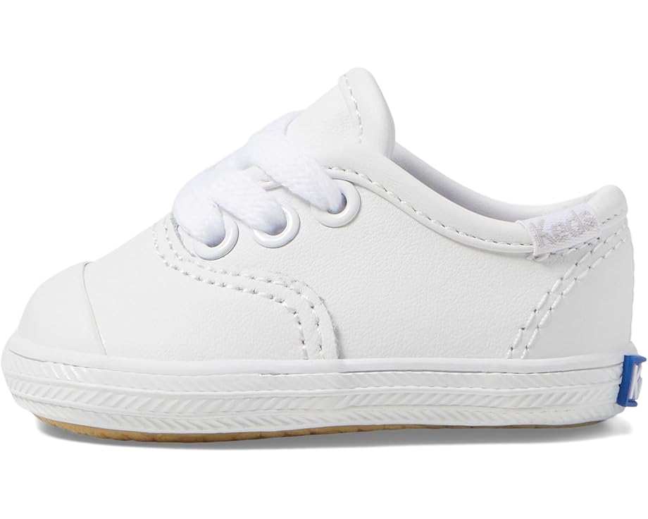 Детские ботиночки Keds Champion Toe Cap Crib (Toddler/Little Kid) Keds Kids, White — фото 4