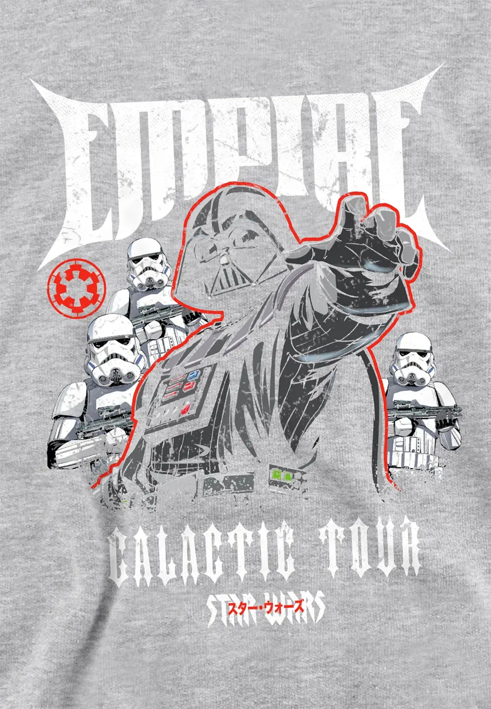 Детская худи Star Wars Darth Vader Disney, серый — фото 2