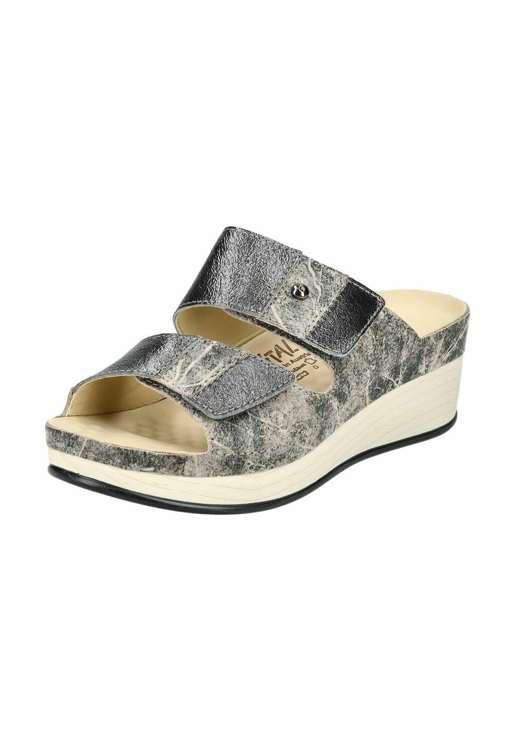 

Мюли на каблуке Vital Schuhe, бежевый
