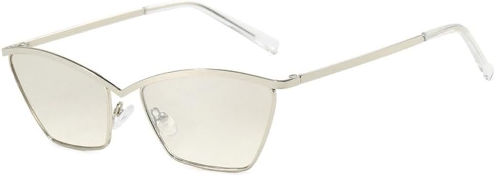 

Классические прямоугольные солнцезащитные очки «кошачий глаз» для женщин, роскошные модные солнцезащитные очки в металлической оправе, ретро-очки для путешествий LVTFCO, Gradient Silver