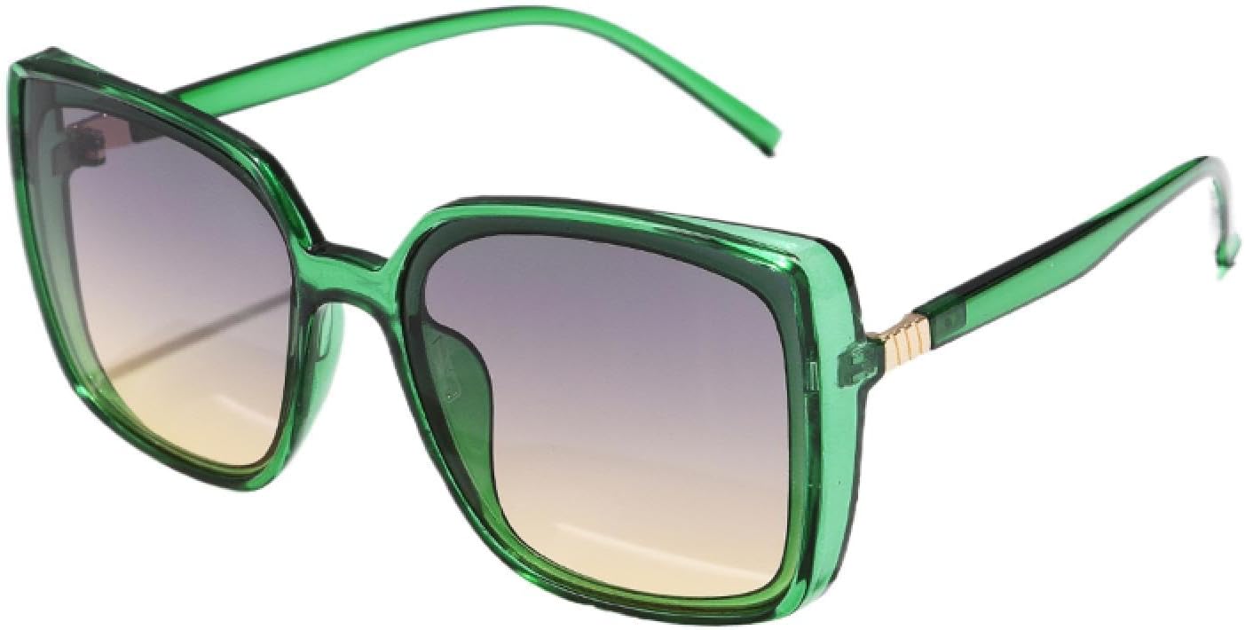 

Солнцезащитные очки с защитой от УФ-излучения UV400 | Большая оправа с градиентными линзами | Для женщин и мужчин, для занятий спортом на открытом воздухе и вождения DSVIGF, Green