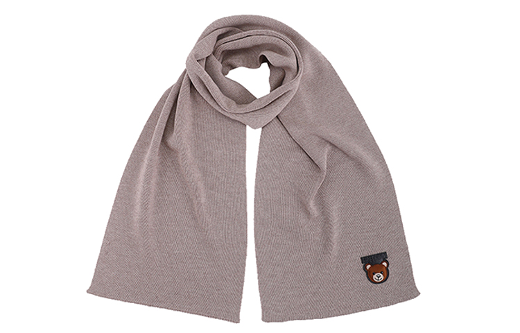 

MOSCHINO Шаль унисекс тауп, Taupe