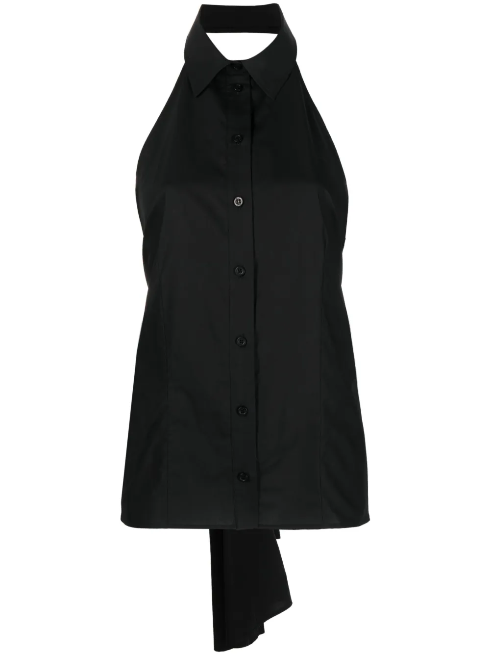 

Рубашка с открытой спиной MSGM, черный