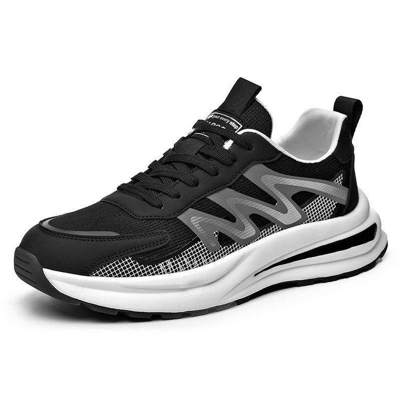 

Нескользящие низкие повседневные туфли для мужчин YEARCON, Black Gray