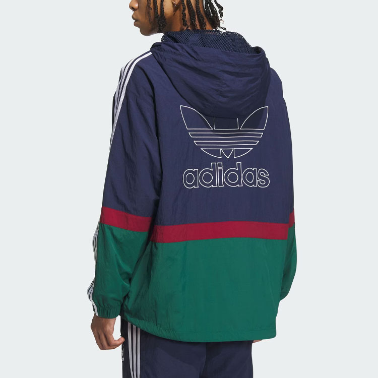 Куртка мужская темно-синяя Adidas Originals — фото 4