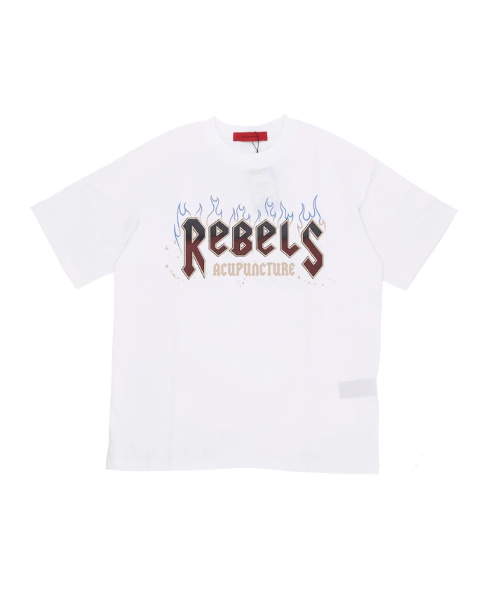 

Белая футболка с коротким рукавом "Rebels" Acupuncture, белый