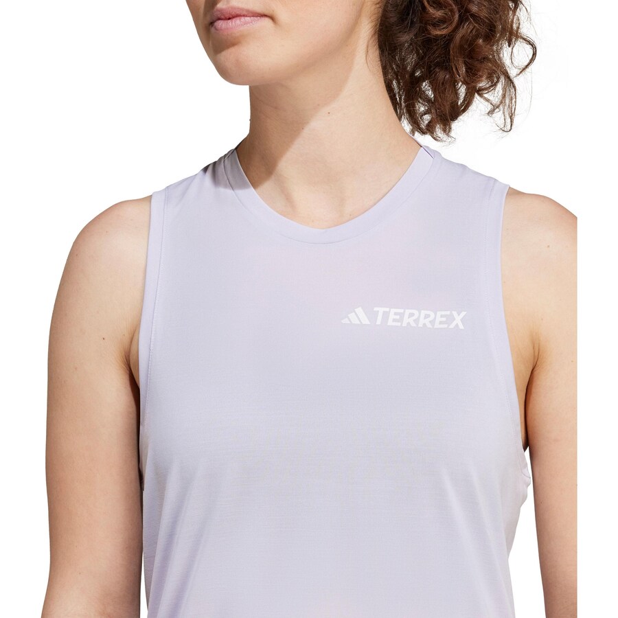 Спортивный топ ADIDAS TERREX XPR, светло-серый — фото 3