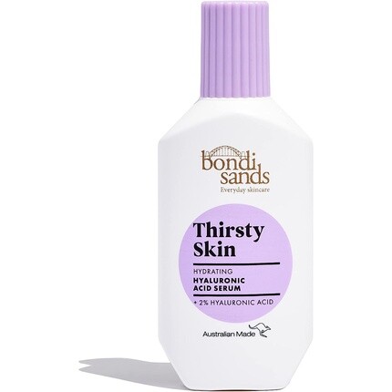 

Сыворотка с гиалуроновой кислотой Thirsty Skin, антивозрастная сыворотка для лица, увлажняющая для чувствительной и зрелой кожи, 30 мл, Bondi Sands