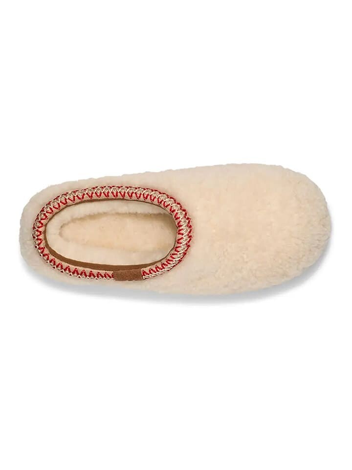 Сабо UGG Schaffell-Hausschuhe Tasman Maxi Curly, кремовый — фото 4