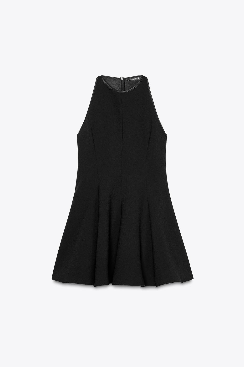

Платье на бретельках godet из коллекции zw ZARA, черный