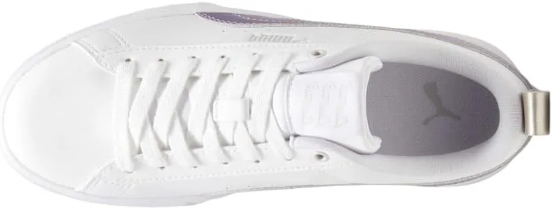 Мужские кожаные туфли Puma Palermo, белый/серый — фото 4