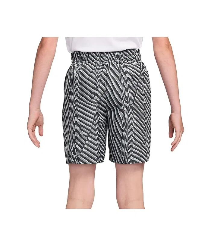 Шорты Dri-FIT Multi Short Woven Bold Nike Kids, Black/Black/Light Smoke Grey/White — фото 2