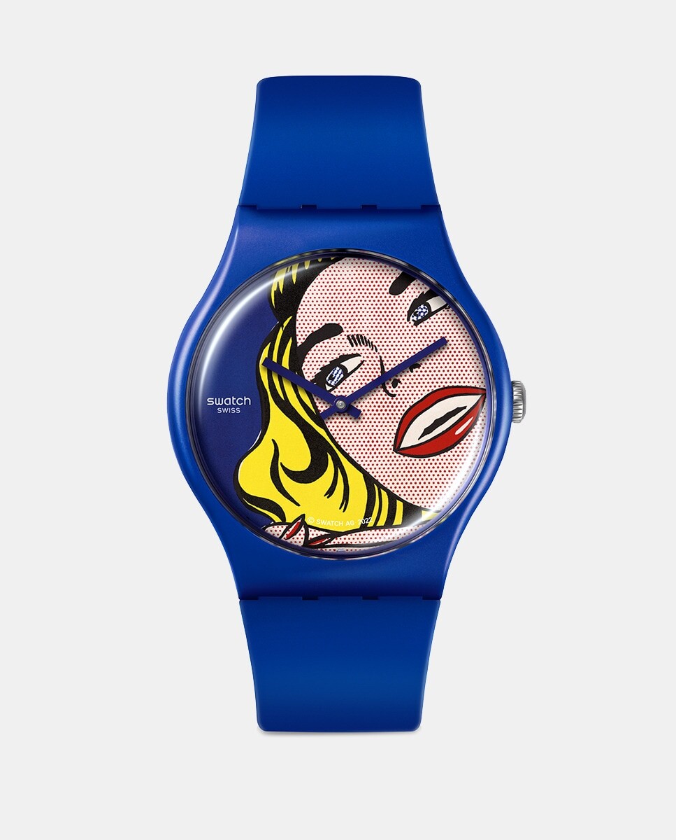 

Art Journey SUOZ352 Синие силиконовые женские часы Swatch, синий