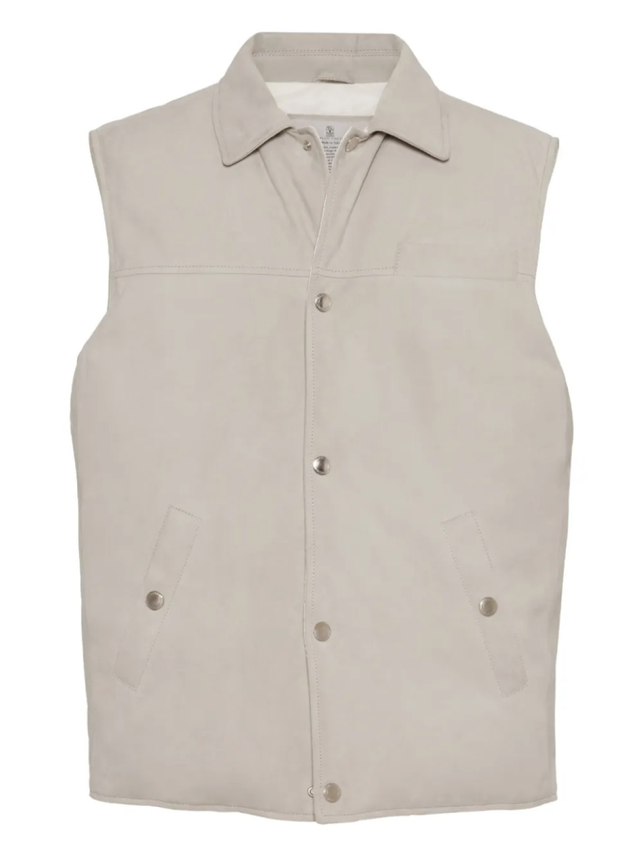 

Brunello Cucinelli дутый жилет, нейтральный