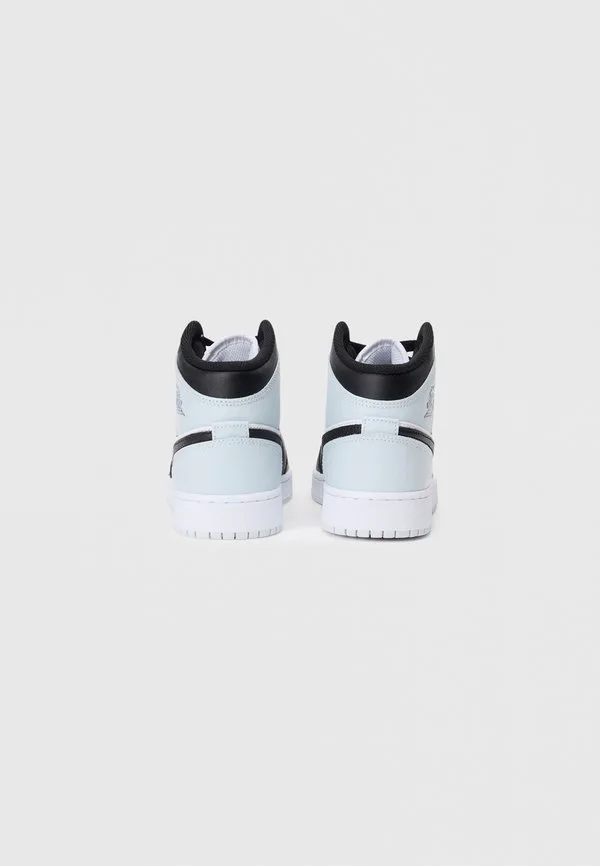 Кроссовки air jordan 1 mid унисекс Jordan, Black/Aura/Squadron Blue — фото 3