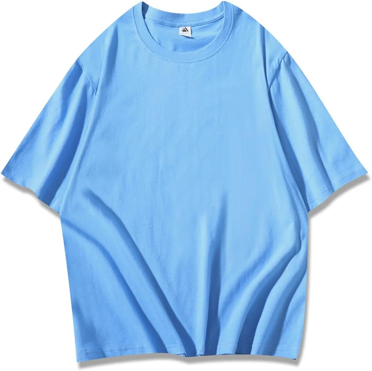 

Мужская хлопковая футболка Casual с коротким рукавом и круглым вырезом NATHGAM