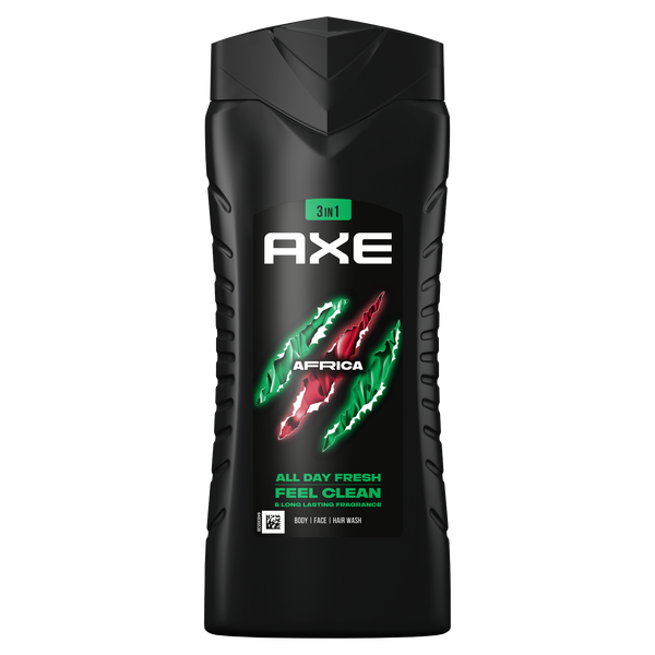

Гель для душа тонизирующий для мужчин, 400 мл Axe Africa