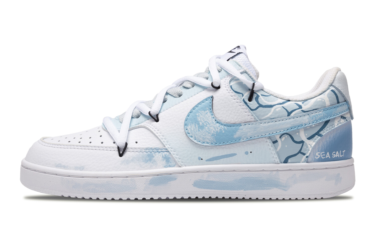 

Кроссовки Nike Court Vision 1 Skateboarding Shoes Unisex Low-top White/blue, голубой, Синий, Кроссовки Nike Court Vision 1 Skateboarding Shoes Unisex Low-top White/blue, голубой