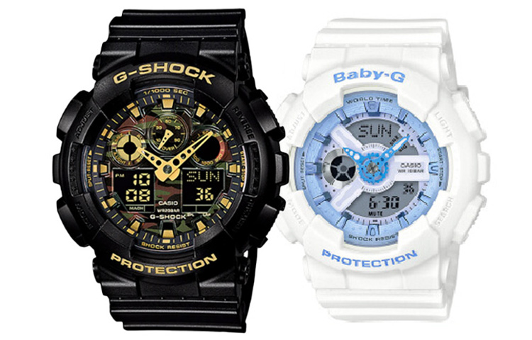 

CASIO Часы унисекс парные Table Series Black Watch