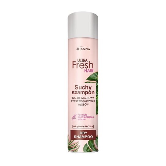 

Сухой шампунь Joanna Ultra Fresh Hair для каштановых волос 200мл