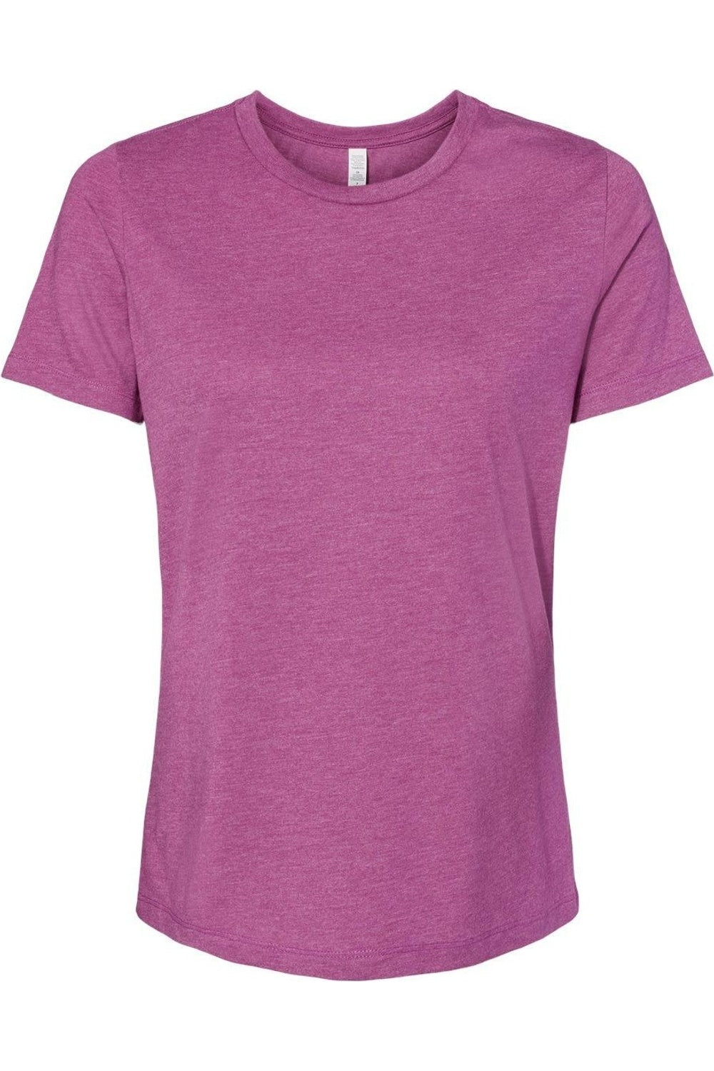 

Женская свободная футболка BELLA + CANVAS Heather CVC, цвет heather magenta