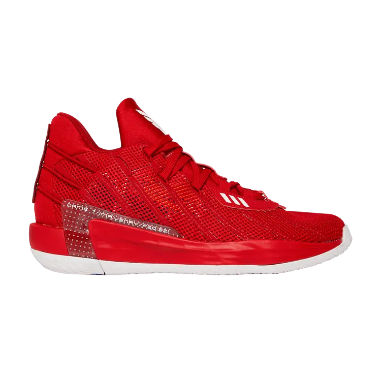 

Кроссовки adidas Dame 7 Team 'Kansas Jayhawks', красный
