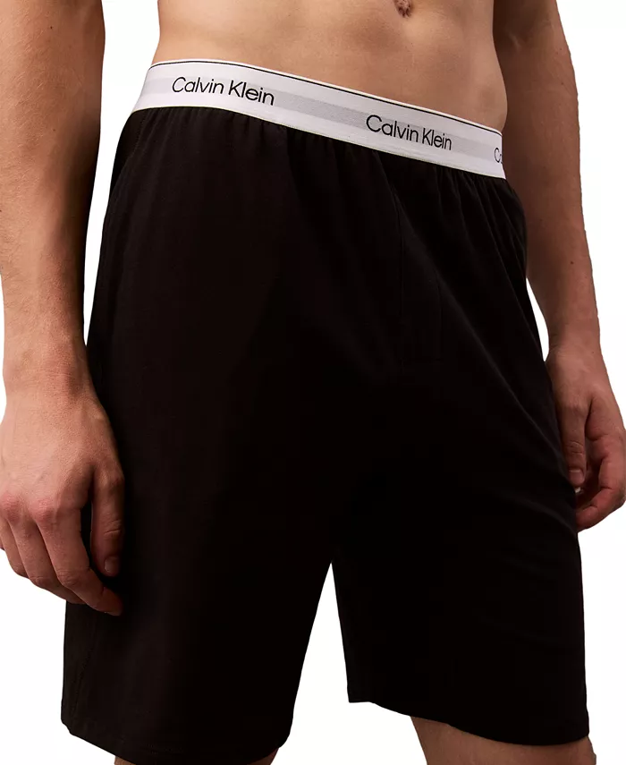 

Мужские шорты для сна с логотипом Calvin Klein, черный