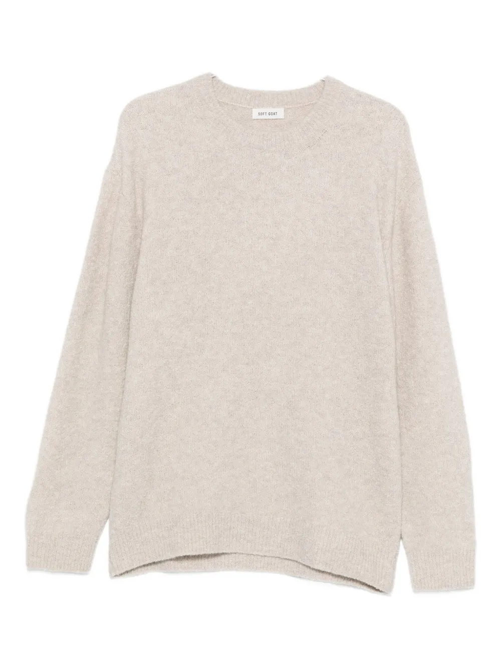 

Джемпер с круглым вырезом и длинными рукавами Soft Goat, нейтральный
