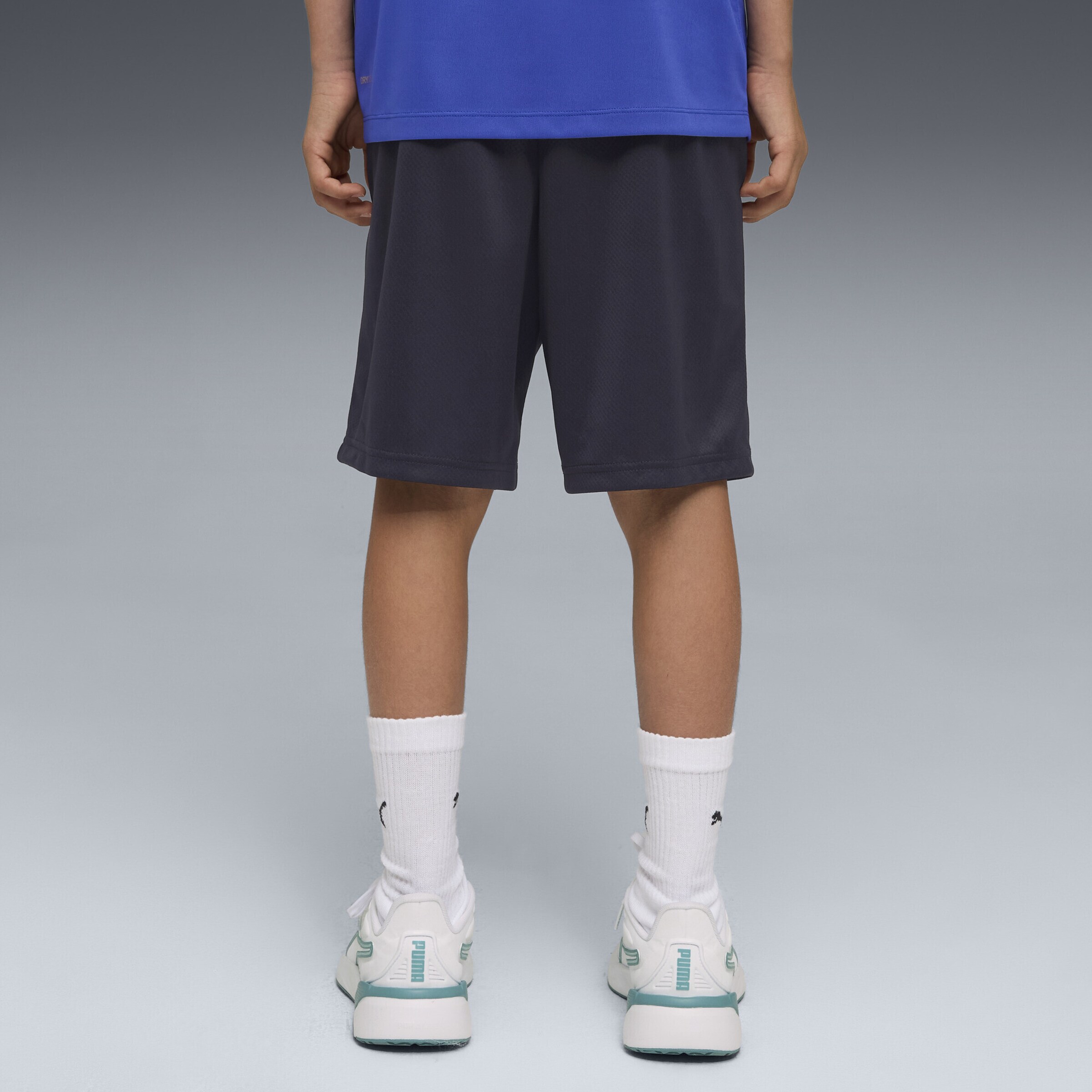 PUMA Шорты для тренировок Regular в цвете Navy, темно-синий — фото 4