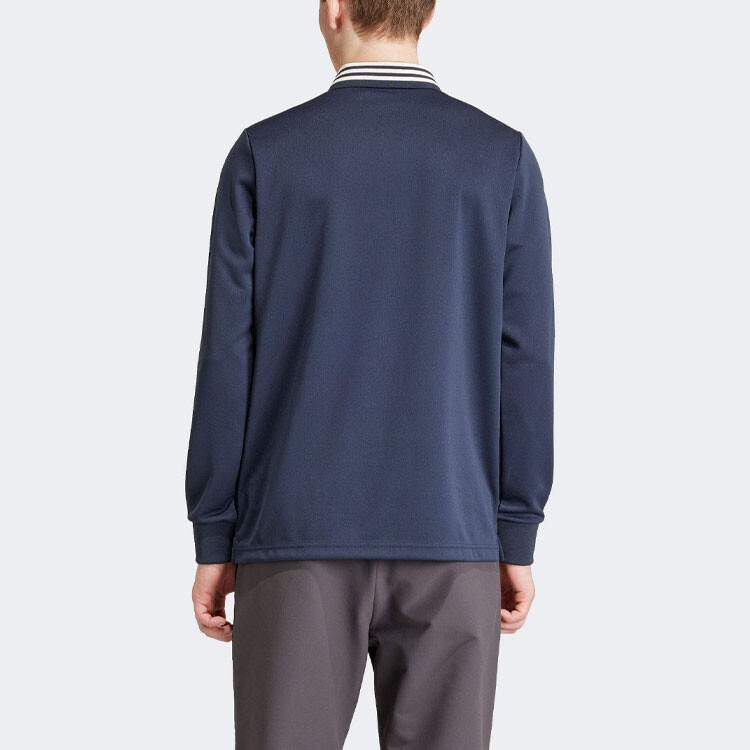 Рубашка поло Adidas Spezial из переработанного полиэстера Adidas Originals, темно-синий — фото 4