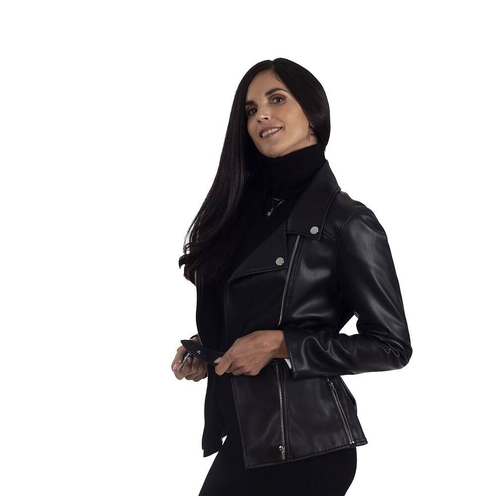 

Женская косуха из искусственной кожи Nine West, черный