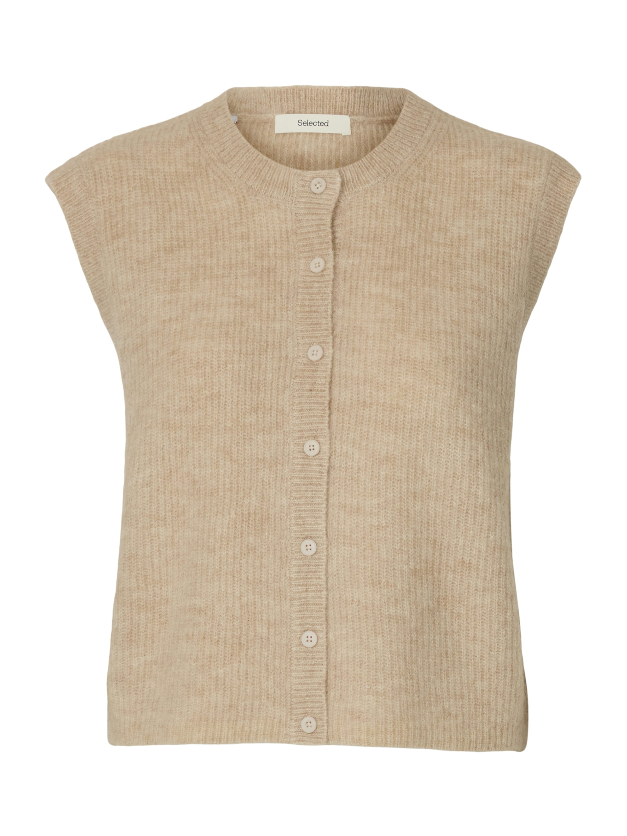 

SELECTED Вязаный жилет 'SLFLulu' в песочном цвете
